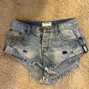 One teaspoon Jean shorts